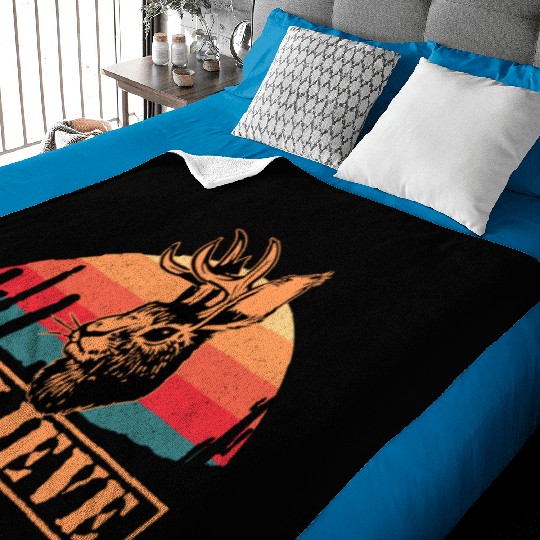 Believe in Jackalope Mythical Animal Jackrabbit Baby Blankets