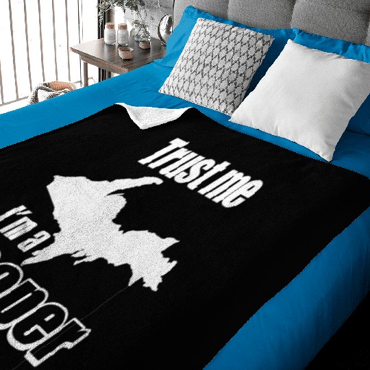 Upper Peninsula Michigan Yooper T gift idea Baby Blankets