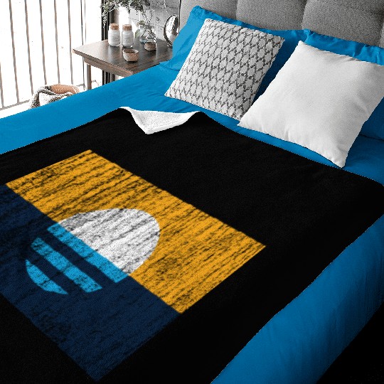People'S Flag Of Milwaukee Vintage Style Distresse Baby Blankets