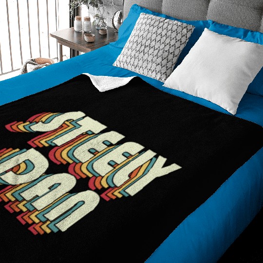 Steely Dan | Unique Retro Faded-Style Typography Baby Blankets