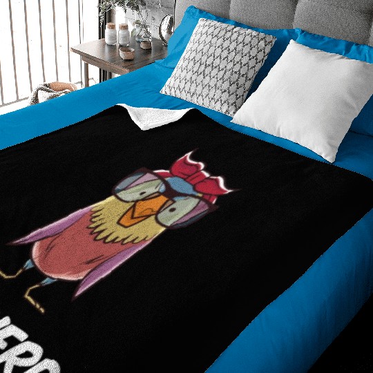 Bird Nerd Baby Blankets