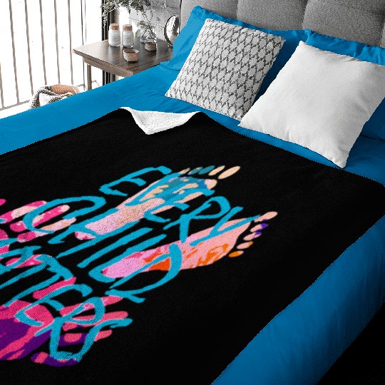 Every Child Matters Colored Baby Blankets