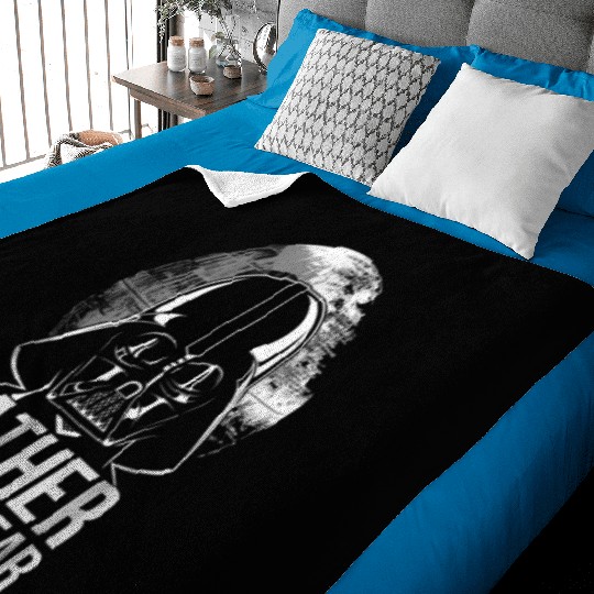 Star Wars Vader Father Of The Year Dad Graphic Baby Blankets