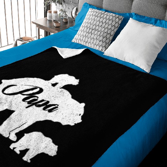 Papabear Baby Newborn Twin Dad Bear Papabear Baby Blankets