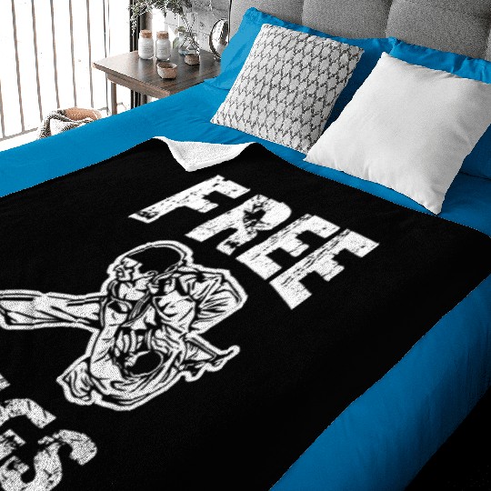 Funny Free Hugs Jiu Jitsu BJJ Choke MMA Gear Baby Blankets