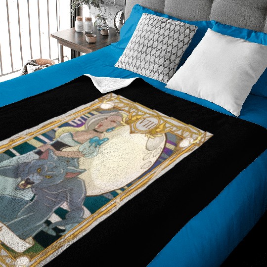 Strength Tarot Card, Major Arcana Anime Vampire Baby Blankets