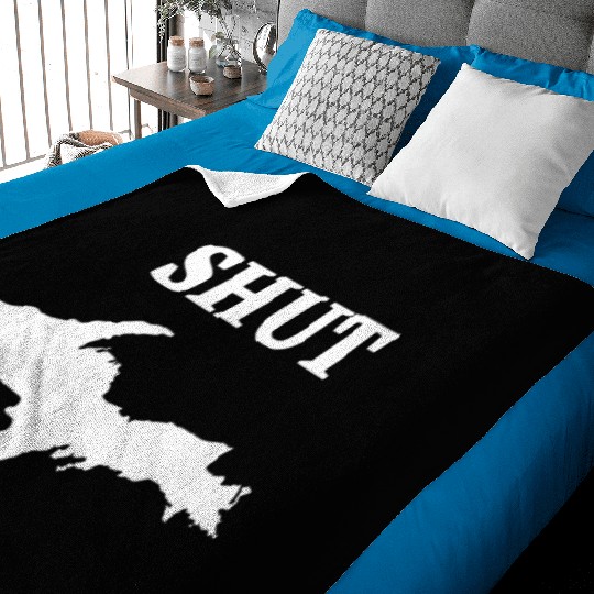 Shut U.P., Upper Peninsula of Michigan Yooper 906 Baby Blankets