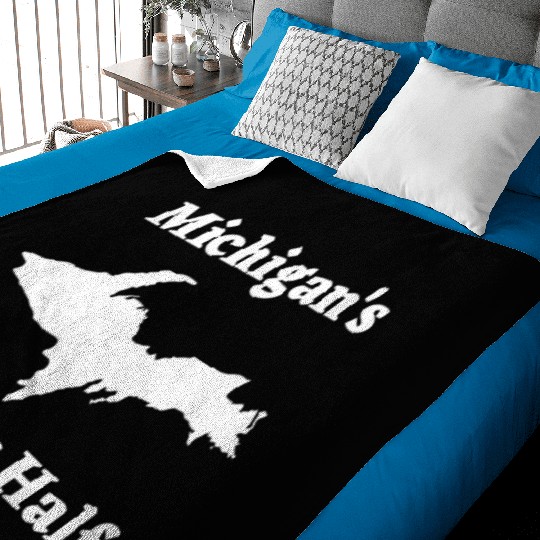 Michigan's Better Half, Upper Peninsula 906 Yooper Baby Blankets