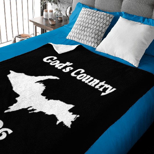 God's Country 906, Upper Peninsula Michigan Yooper Baby Blankets
