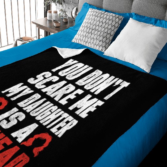 My Daughter Is A Redhead Ginger Red Hair Baby Blankets