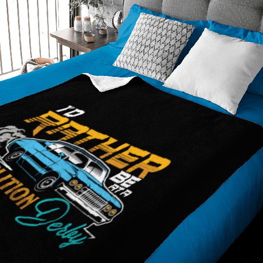 Demo Derby Demolition Derby At A Demolition Derby Baby Blankets