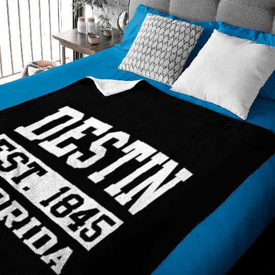 Destin Florida Souvenirs Destin FL Family Vacation Baby Blankets