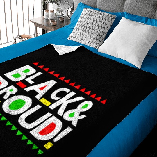 Black and Proud Baby Blankets