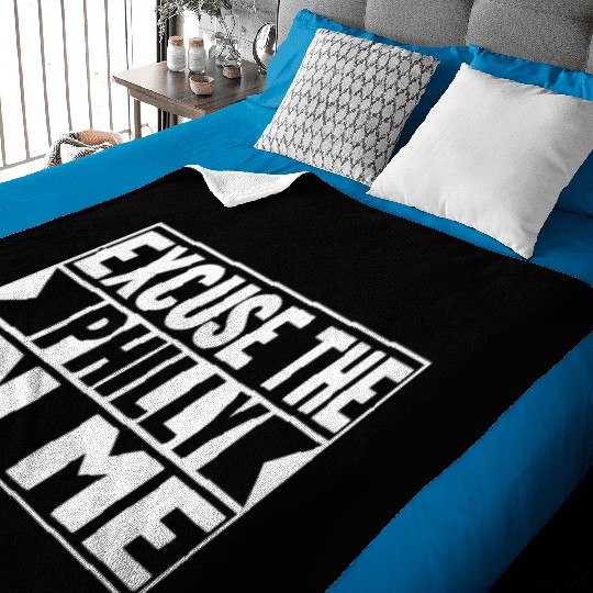 Excuse the Philly in me Costume Baby Blankets