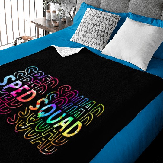 Sped Squad Special Ed Teacher Back To School 2021 Baby Blankets