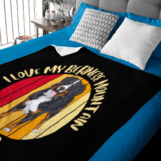 bernese mountain dog Baby Blankets