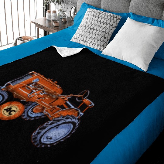 Allis Chalmers Tractor USA Baby Blankets