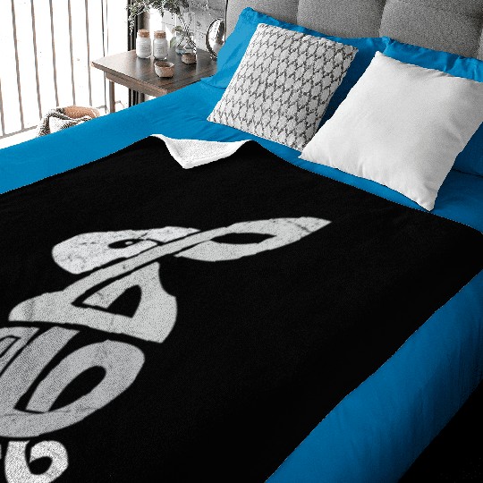 Celtic Symbols Bunny Celtic Knot Gift Idea Baby Blankets