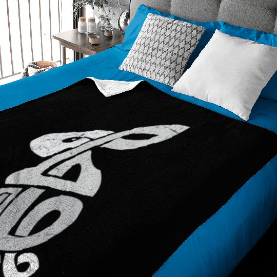 Celtic Symbols Bunny Celtic Knot Gift Idea Baby Blankets