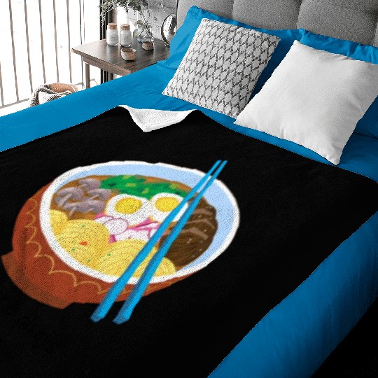 The answer is always RAMEN Japan Noodles Stickers Baby Blankets