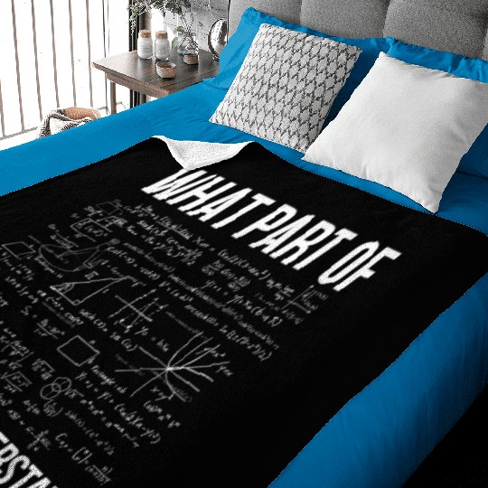 Funny Math Teacher Joke Men Women Fun Best Math Qu Baby Blankets