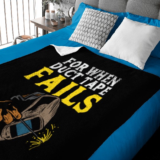 Welding Welder Steel Worker Ironworker Metal Baby Blankets