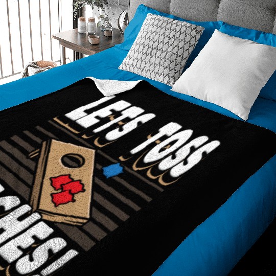 Cornhole player, Cornhole lover, Game Sport Gift Baby Blankets