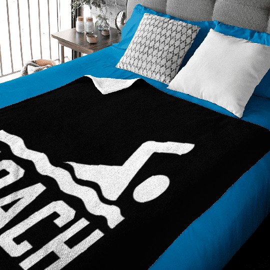 Swimming Coach Swimming Instructor Swim Course Baby Blankets