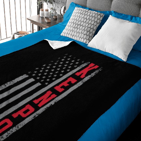Kenpo Karate USA Baby Blankets