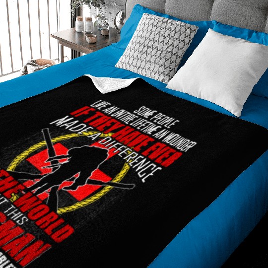 Devil US Navy Corpsman DOC Badass Army Veteran Baby Blankets