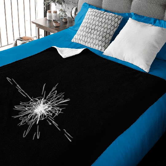 Vector stars nova explosion Baby Blankets