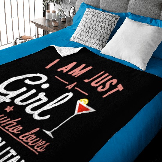 Girls Women Girls Cocktail Cosmopolitan Drink Baby Blankets