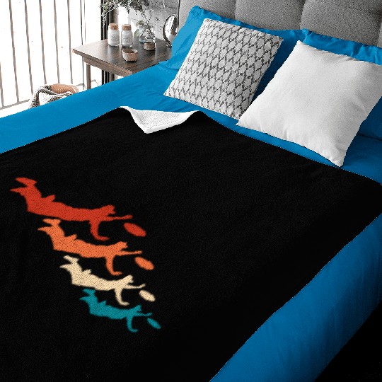 Ultimate Frisbee Retro Vintage Baby Blankets