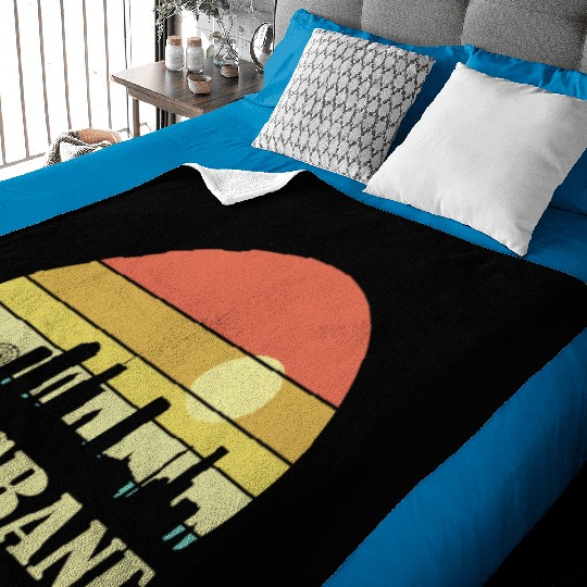 Brisbane Sunset Baby Blankets