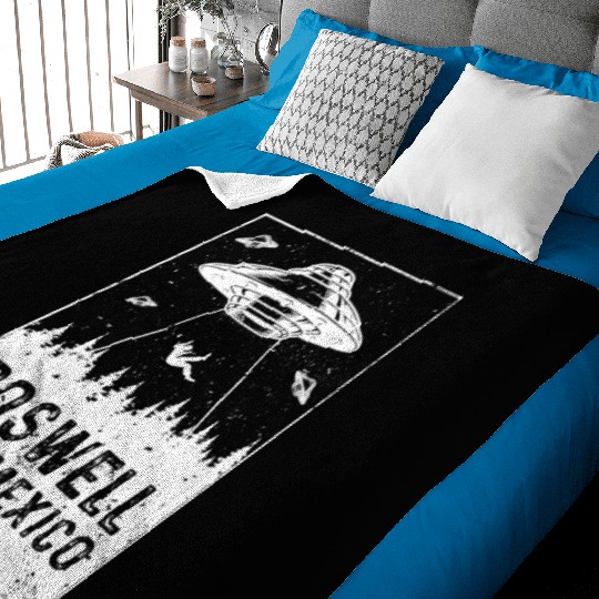 Roswell New Mexico UFO Alien Baby Blankets