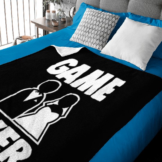 Wedding Bachelor Bachelorette Party Game Over Baby Blankets
