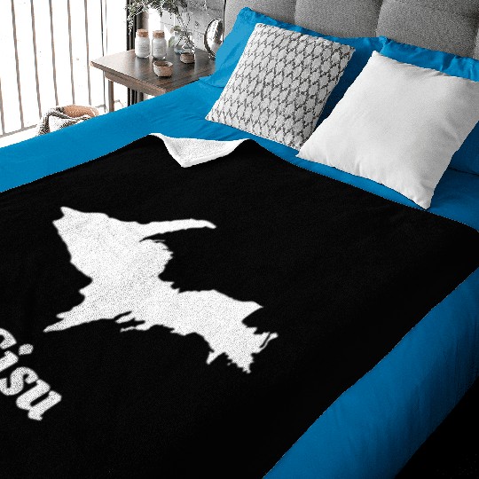 Sisu Upper Peninsula Michigan Yooper U.P. 906 Baby Blankets