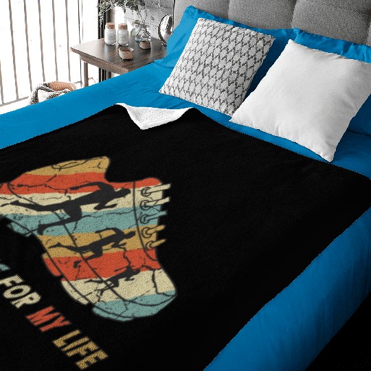 running for my life Baby Blankets