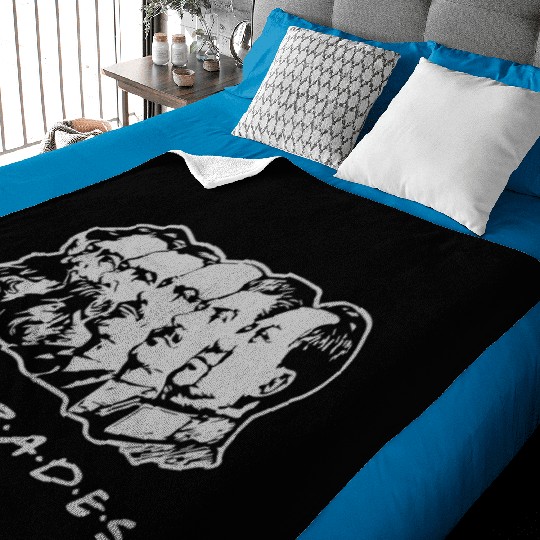 Communist Comrades Friends Baby Blankets
