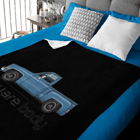 Square Body Blue Baby Blankets