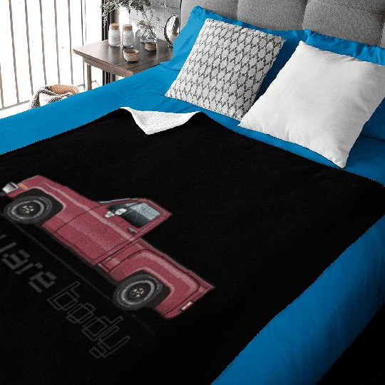 Square Body Carmine Baby Blankets
