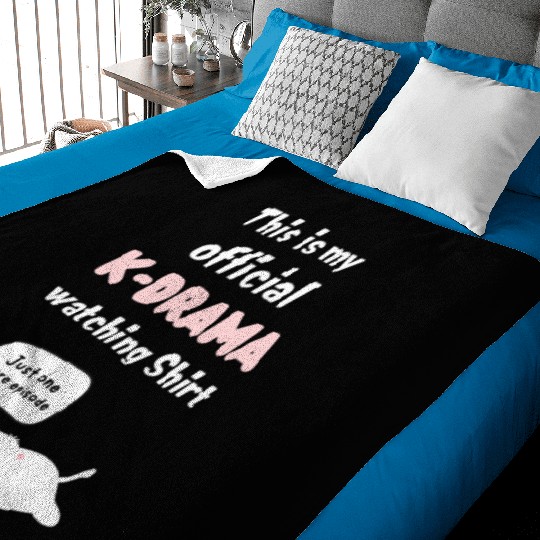 Official K-Drama Watching Baby Blankets Kpop Fan