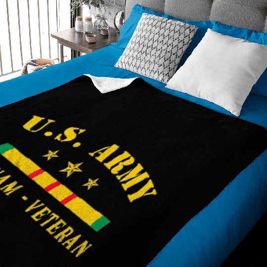 US Army Vietnam Veteran Baby Blankets