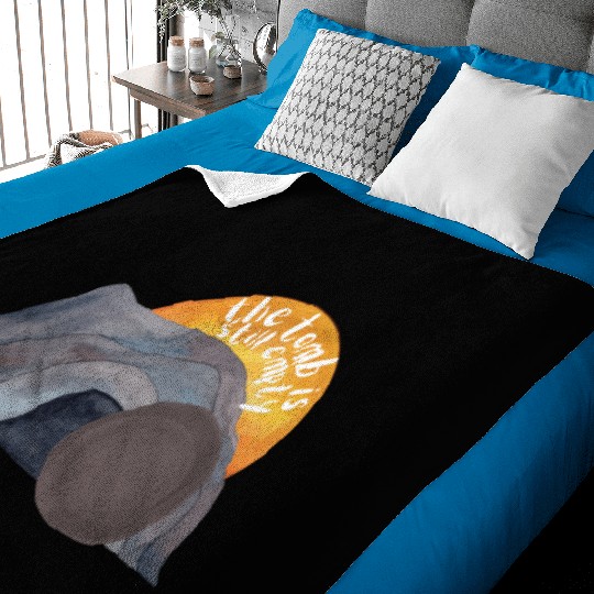 The tomb was empty Christian easter sunset Baby Blankets