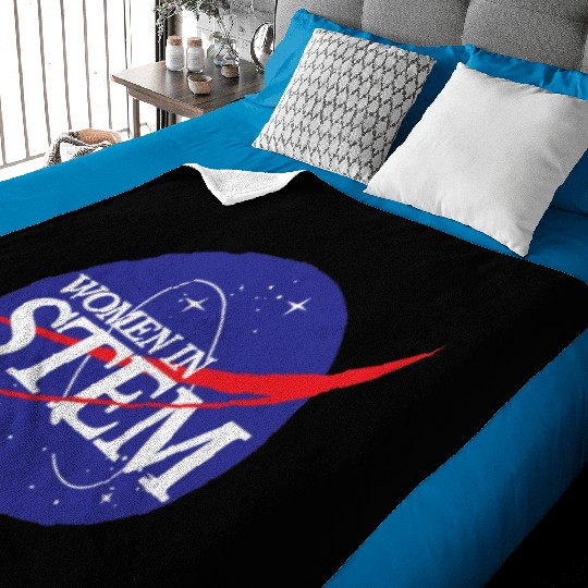 Women In Stem Baby Blankets NASA Female Scientist