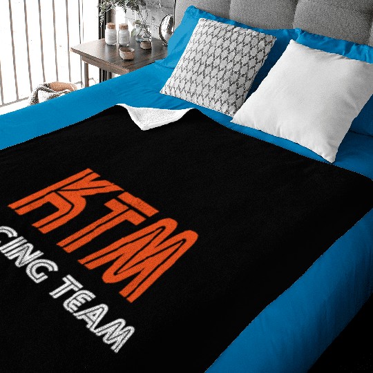 Ktm Racing Team Baby Blankets