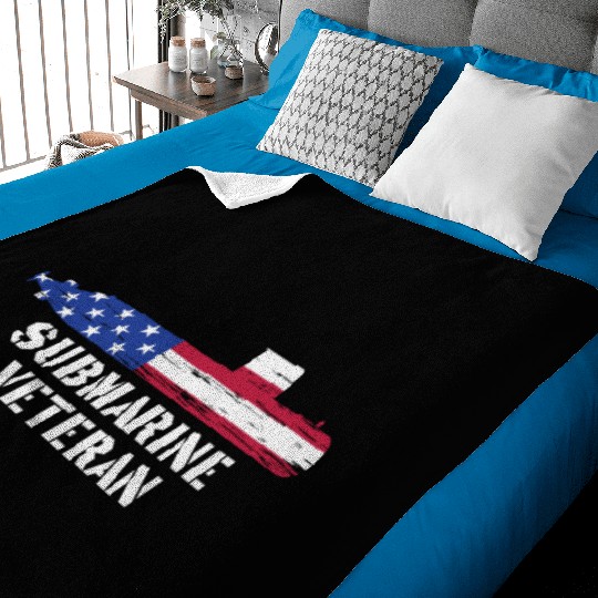 Submarine Veteran Submariner US Military Baby Blankets