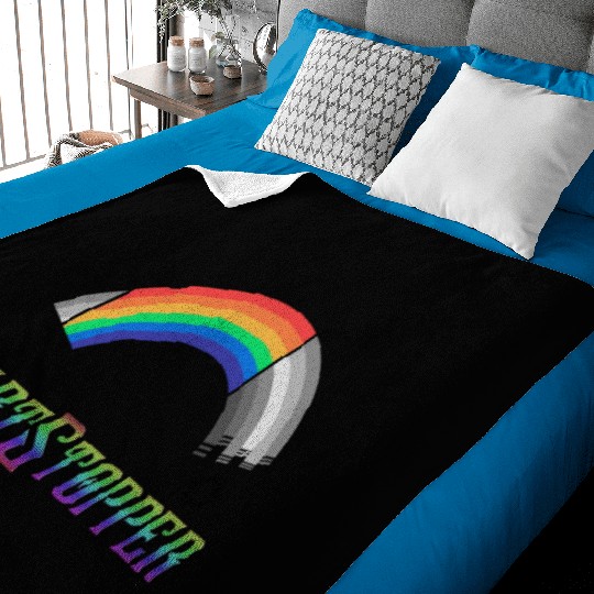 Heartstopper Rainbow LBGTQIA+ Loading Baby Blankets