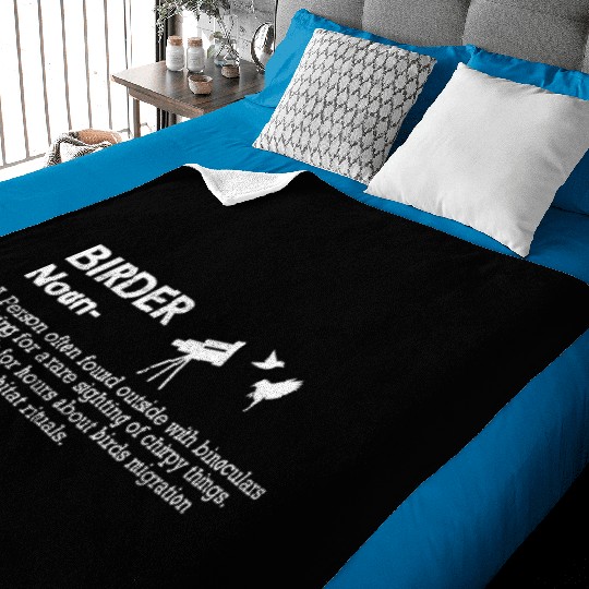 Bird Lover Birdwatching Bird Whisperer Baby Blankets