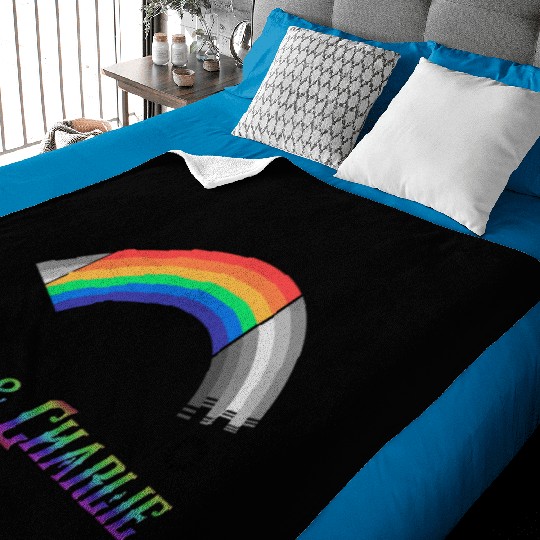 Heartstopper Rainbow LBGTQIA+ Nick and Charlie Baby Blankets